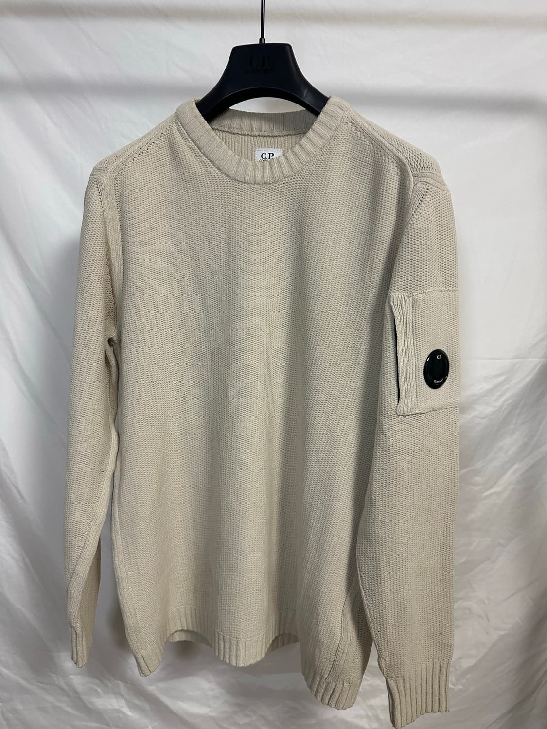 CP컴퍼니 렌즈와펜 아이보리 니트 (46) 상품이미지1