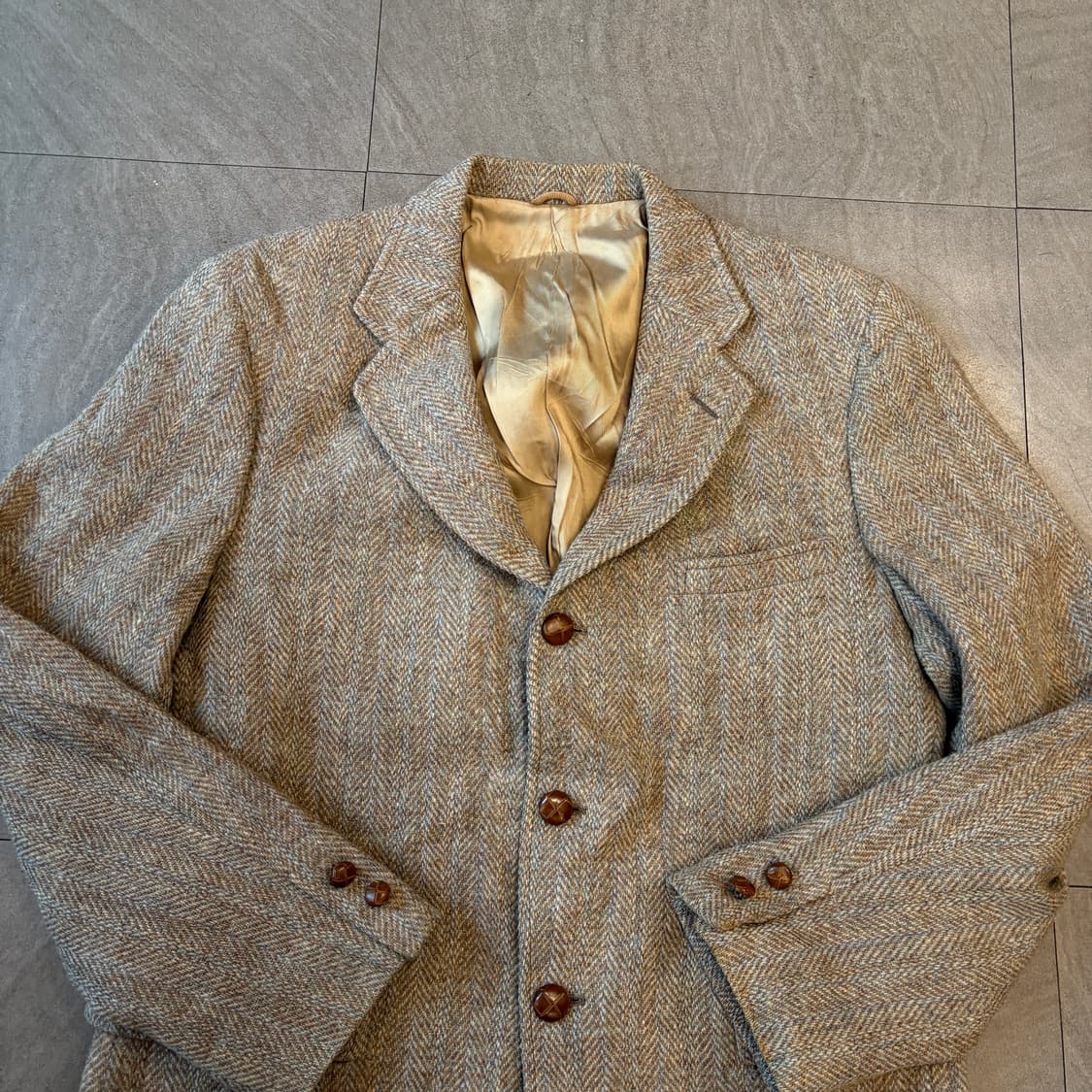 빈티지 해리스트위드 울 자켓  상품이미지3