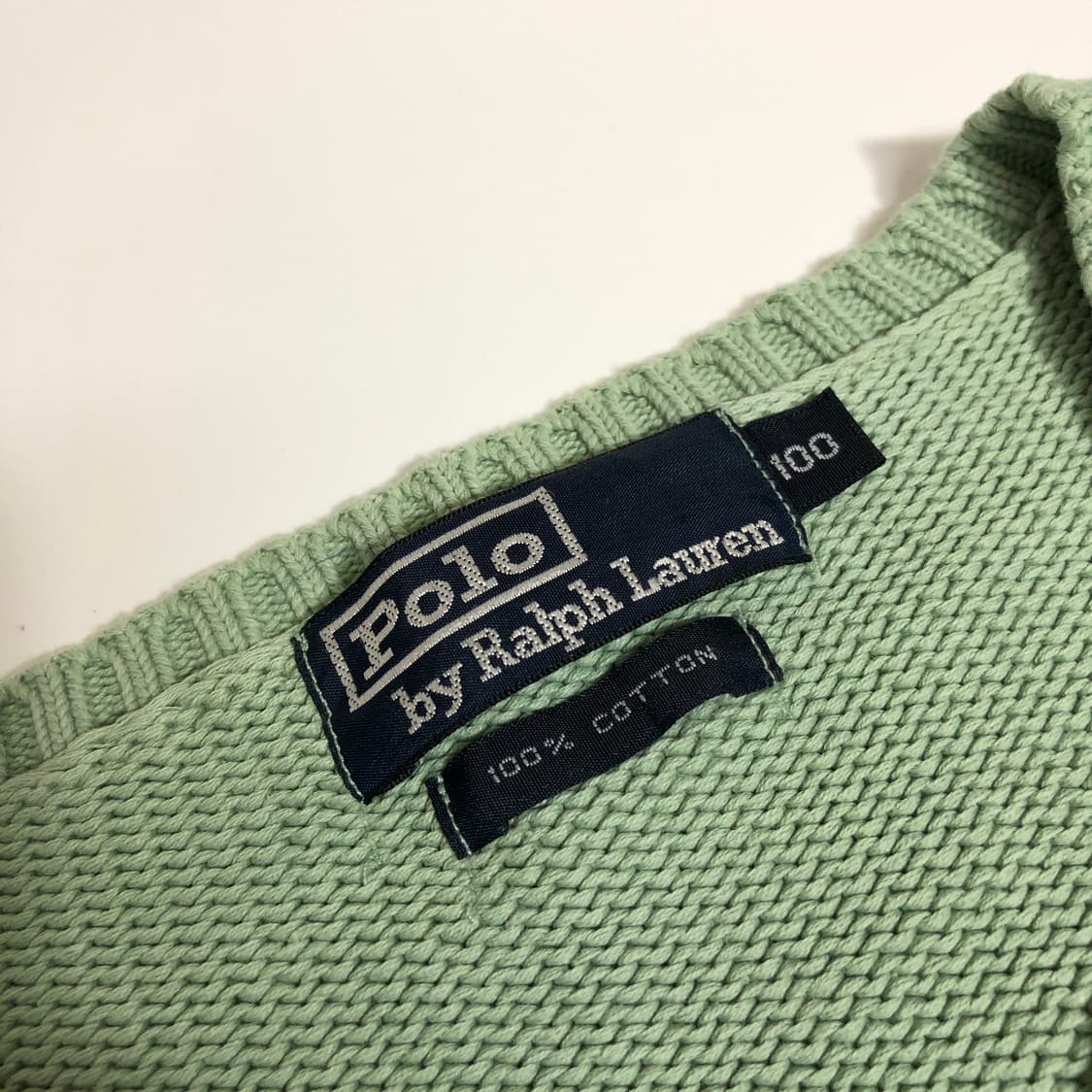 폴로 랄프로렌 코튼 니트 L 상품이미지2