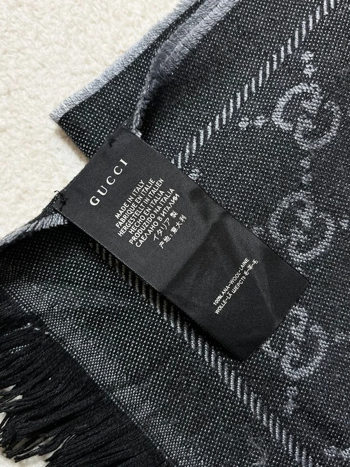 구찌 GUCCI 시그니처 로고 숄 스카프 A1700    상품이미지6