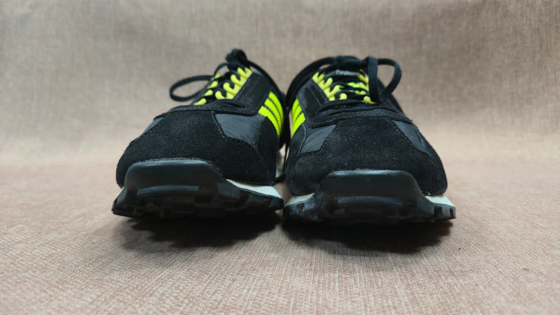 아디다스 260mm- 레이싱1  스니커즈 운동화  검정 노랑 상품이미지3