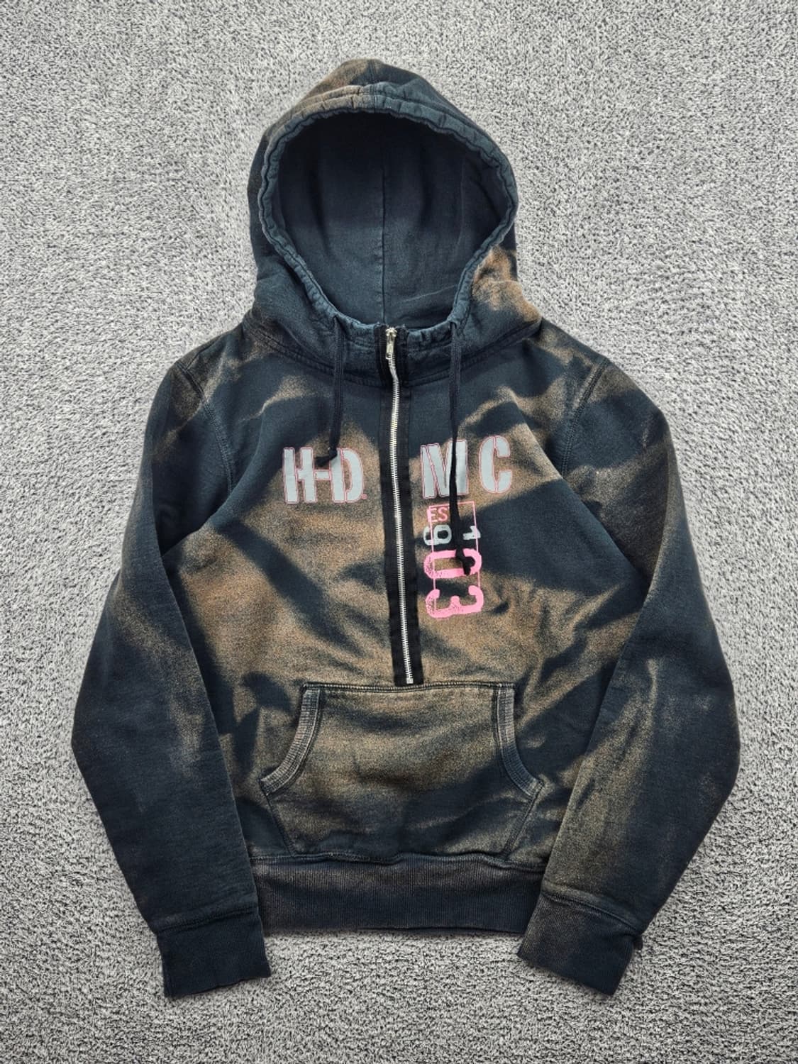 할리데이비슨 다잉워시드 커스텀 아노락 집업 후드티 (XL) / 11461 상품이미지2