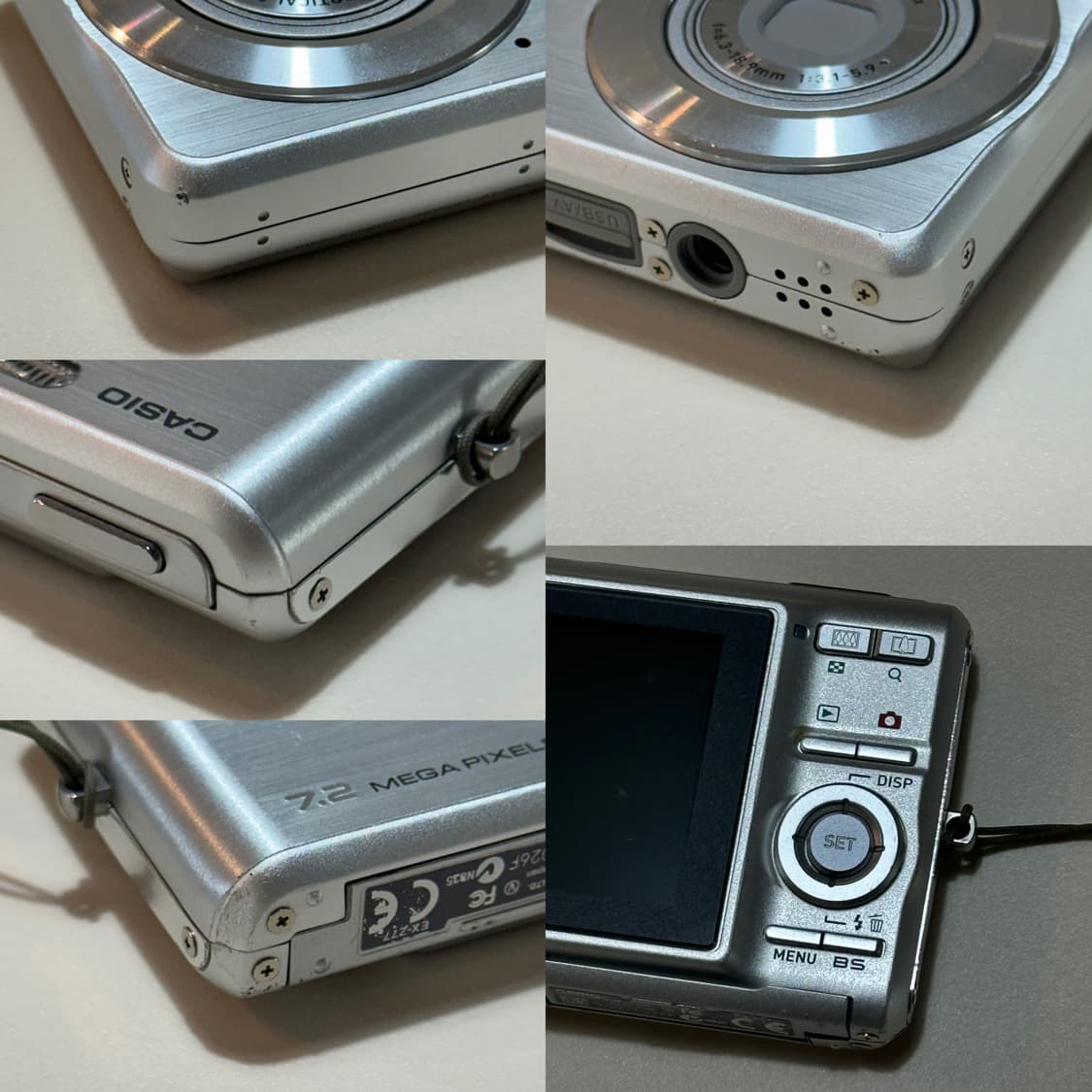 [작례 O] 카시오 엑슬림 EX-Z77 빈티지 디카 상품이미지4