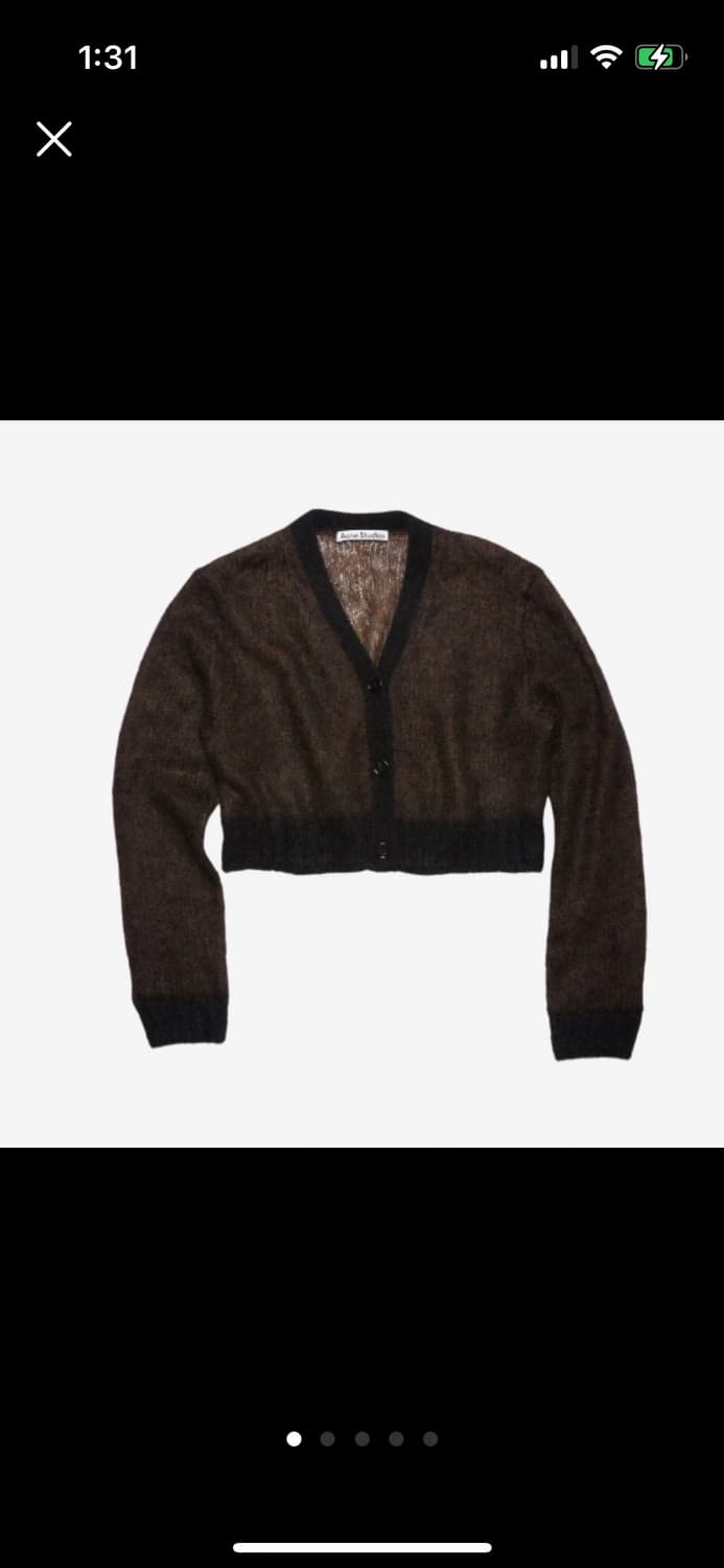 Acne studios 아크네 스튜디오 모헤어 가디건 상품이미지1