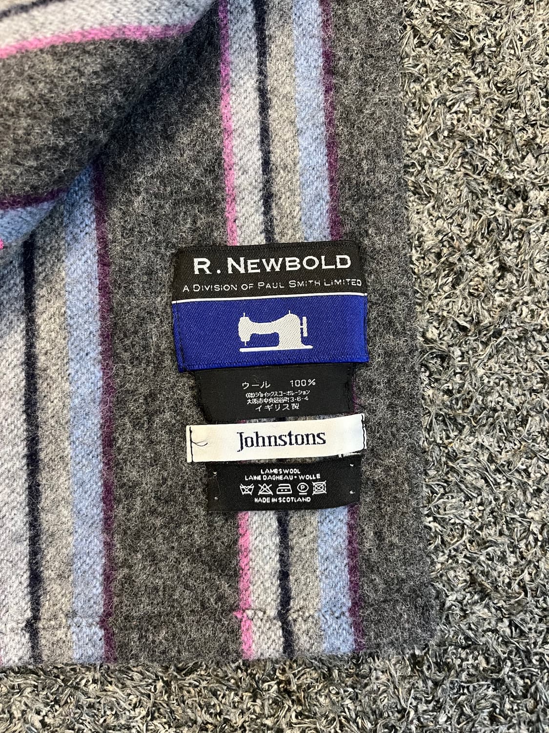 폴 스미스 R.NEWBOLD 스컬 머플러 상품이미지5