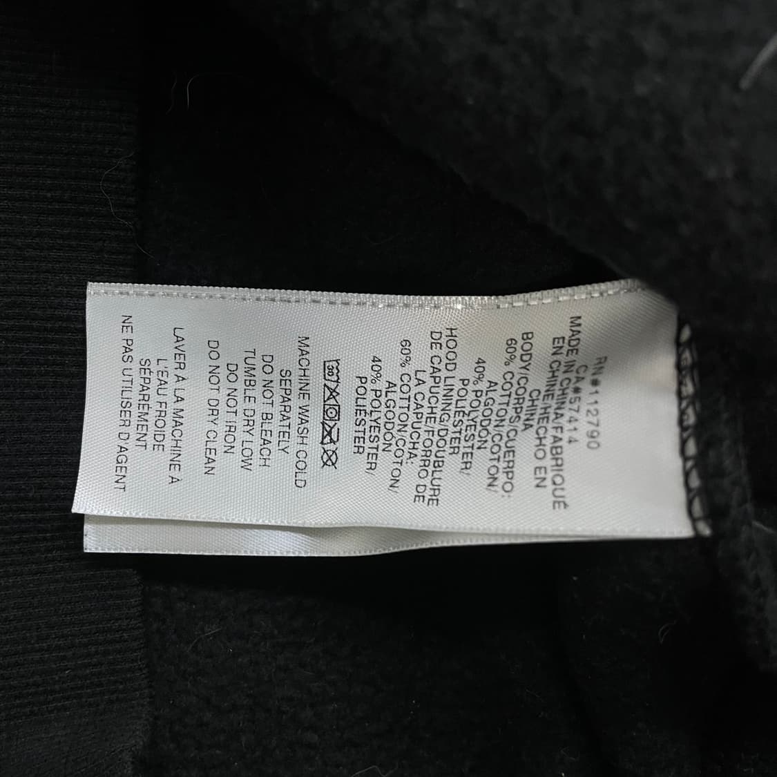 트루릴리전 부다 그래픽 후드티 블랙 상품이미지4