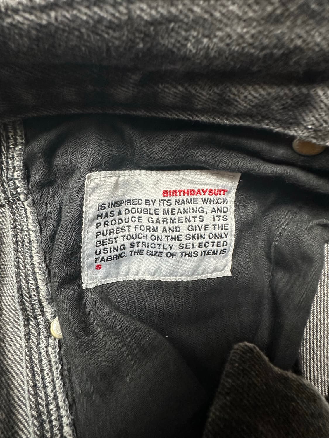 벌스데이수트 페인티드 카펜터 팬츠 블랙 (워크웨어/와이드) 상품이미지3