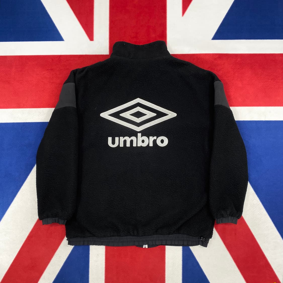 엄브로 빅로고 리버시블 자켓 95 실측 L 상품이미지6