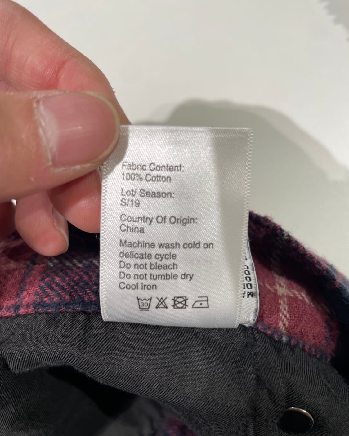 r13 마룬 플레이드 슈레딧 슬라우치 쇼츠 상품이미지10