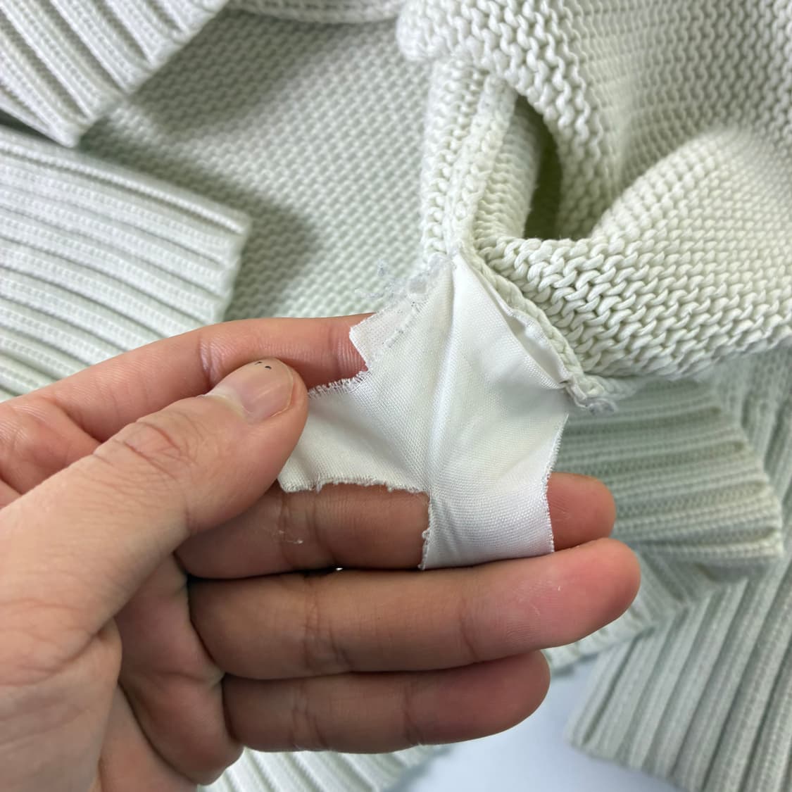 Polo  폴로 랄프로렌 자수 코튼 화이트 니트   상품이미지5