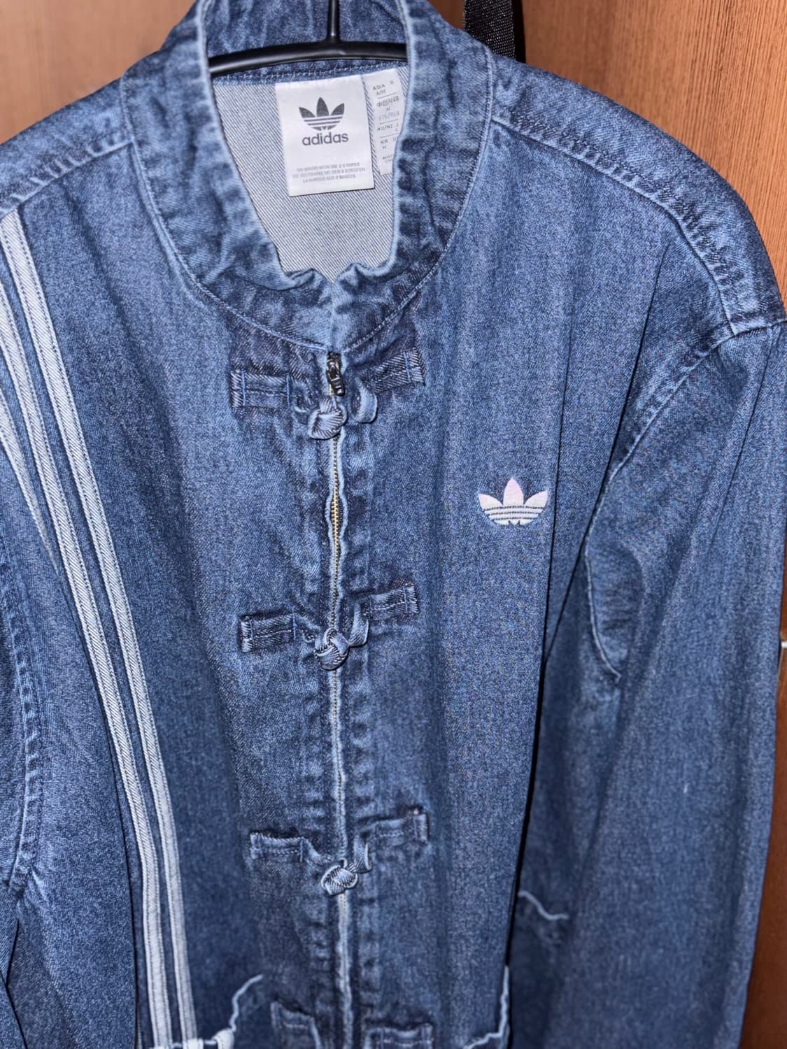 중티다스 데님 자켓 트랙탑 M 상품이미지2