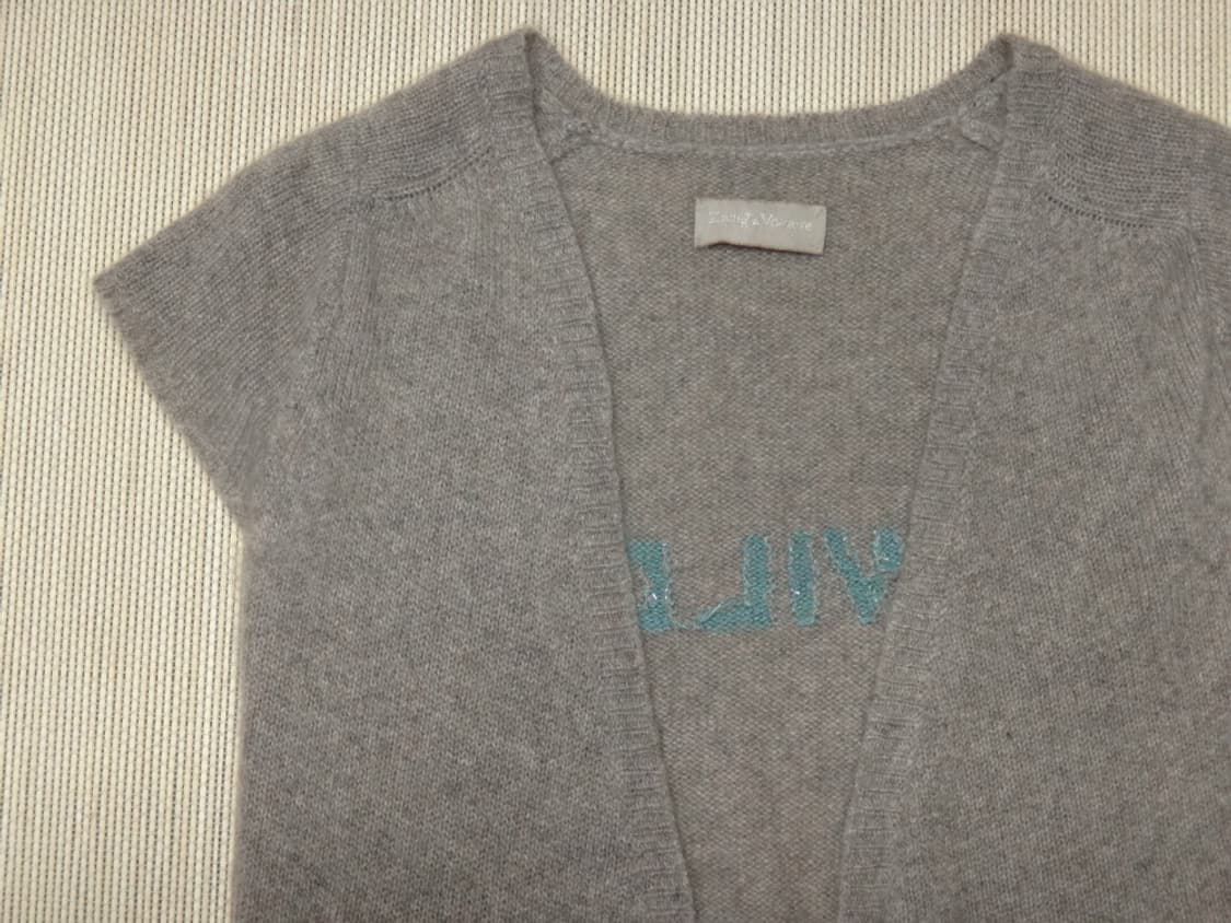 (85/55size) 쟈딕앤볼테르 캐시미어 볼레로 가디건 상품이미지5