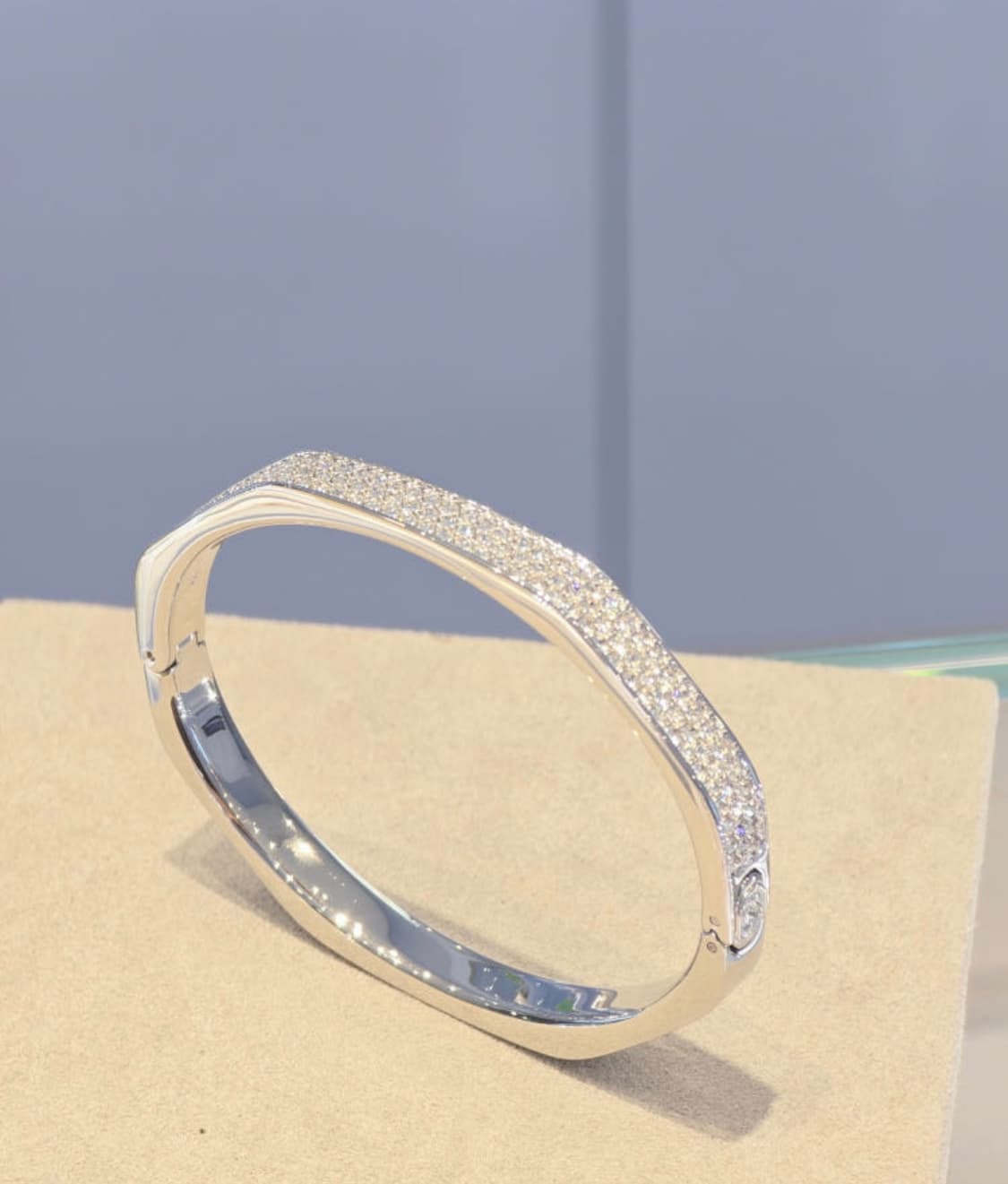 스와로브스키 뱅글 팔찌 랩다이아 세팅 상품이미지1