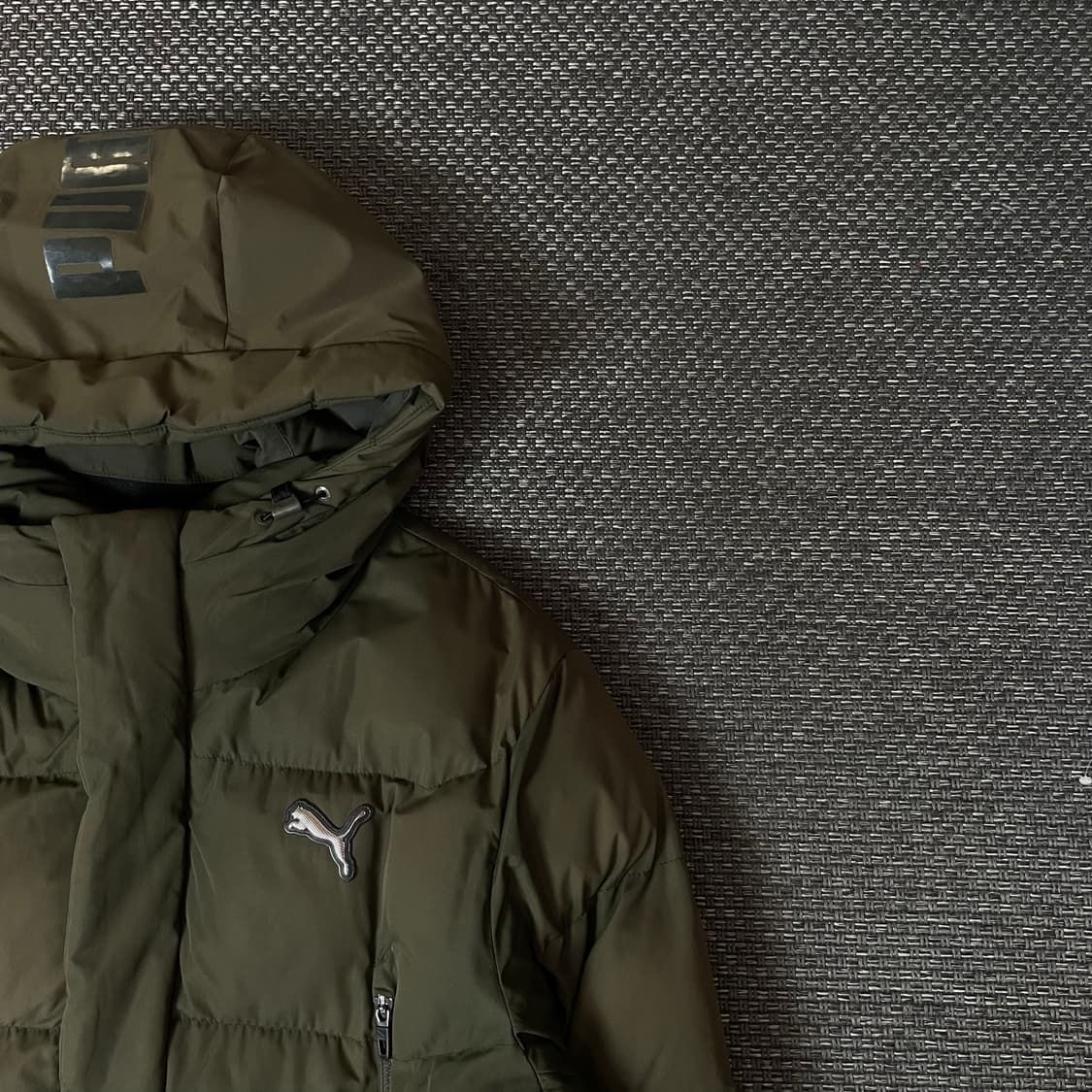 푸마 카키 롱패딩 L 상품이미지3