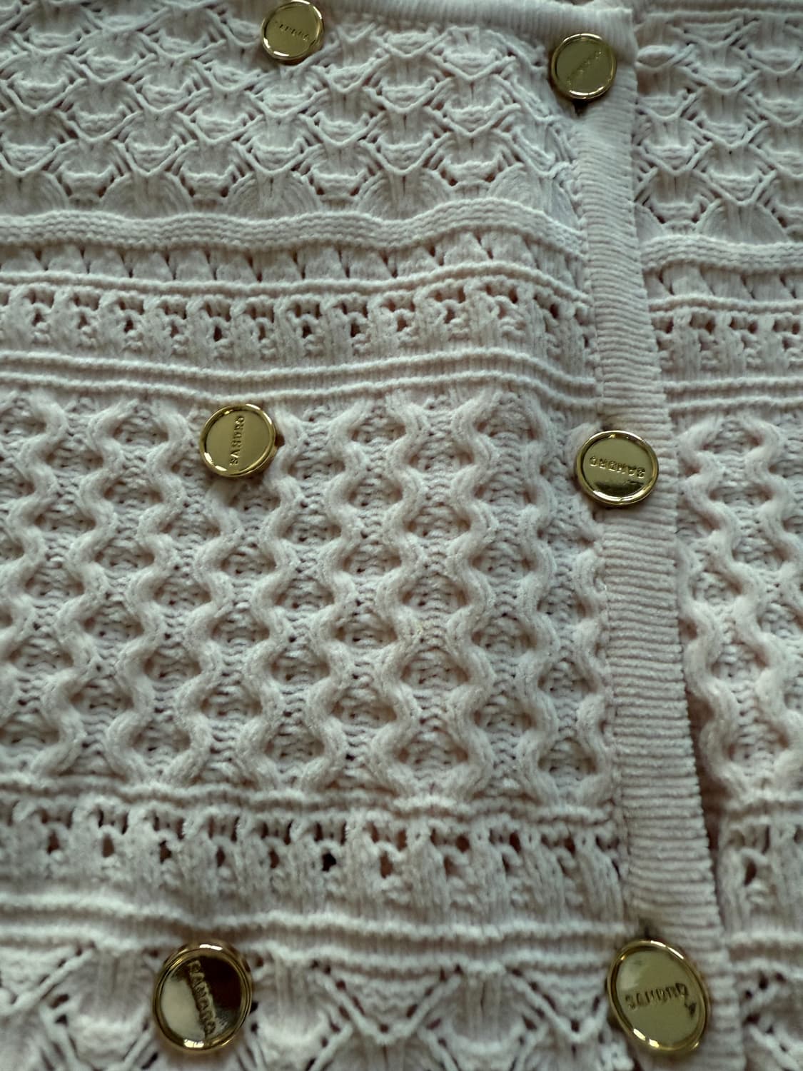 산드로 크로셰 니트 가디건 1 상품이미지6