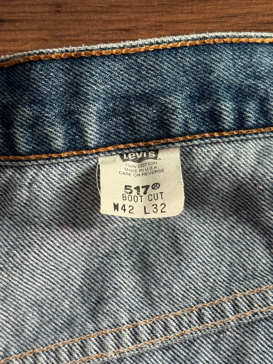 [42]00's 리바이스 Made in USA 517 플레어진 F100 상품이미지4