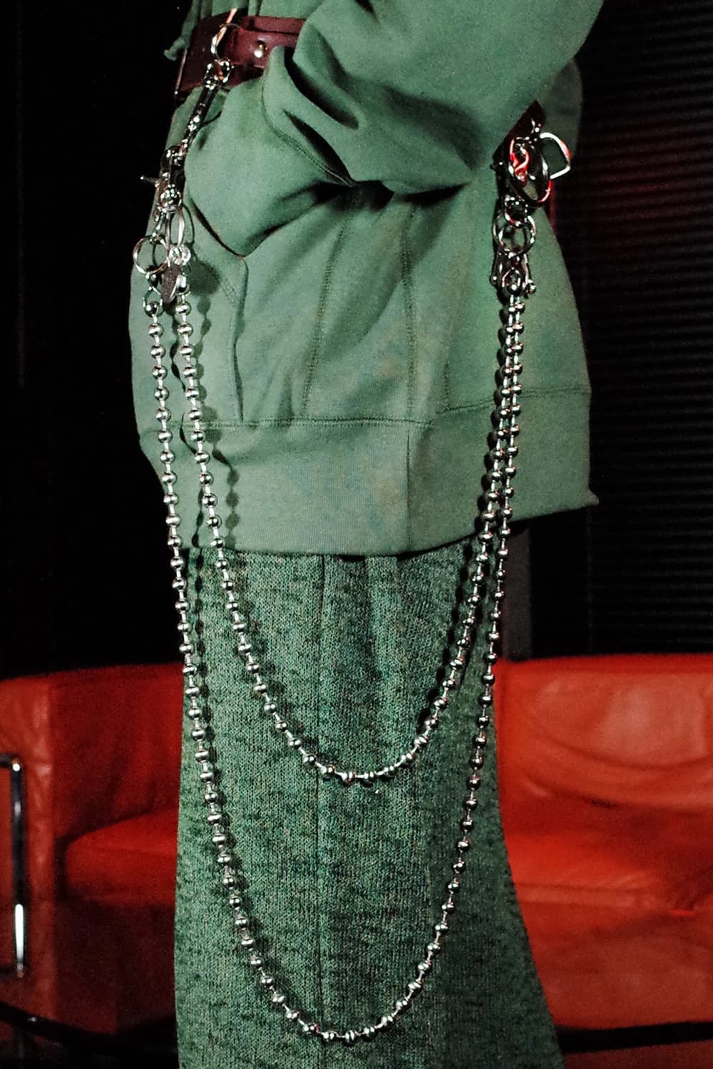 Homme boy 옴므보이 볼 바지 체인 상품이미지2