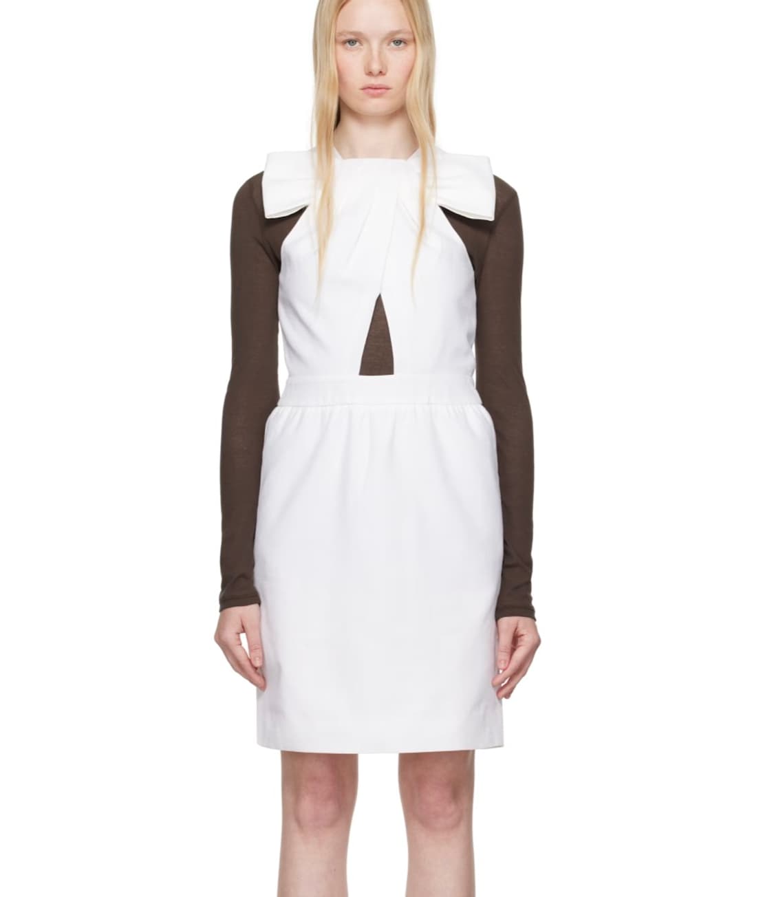 슈슈통 화이트 원피스 S 상품이미지1