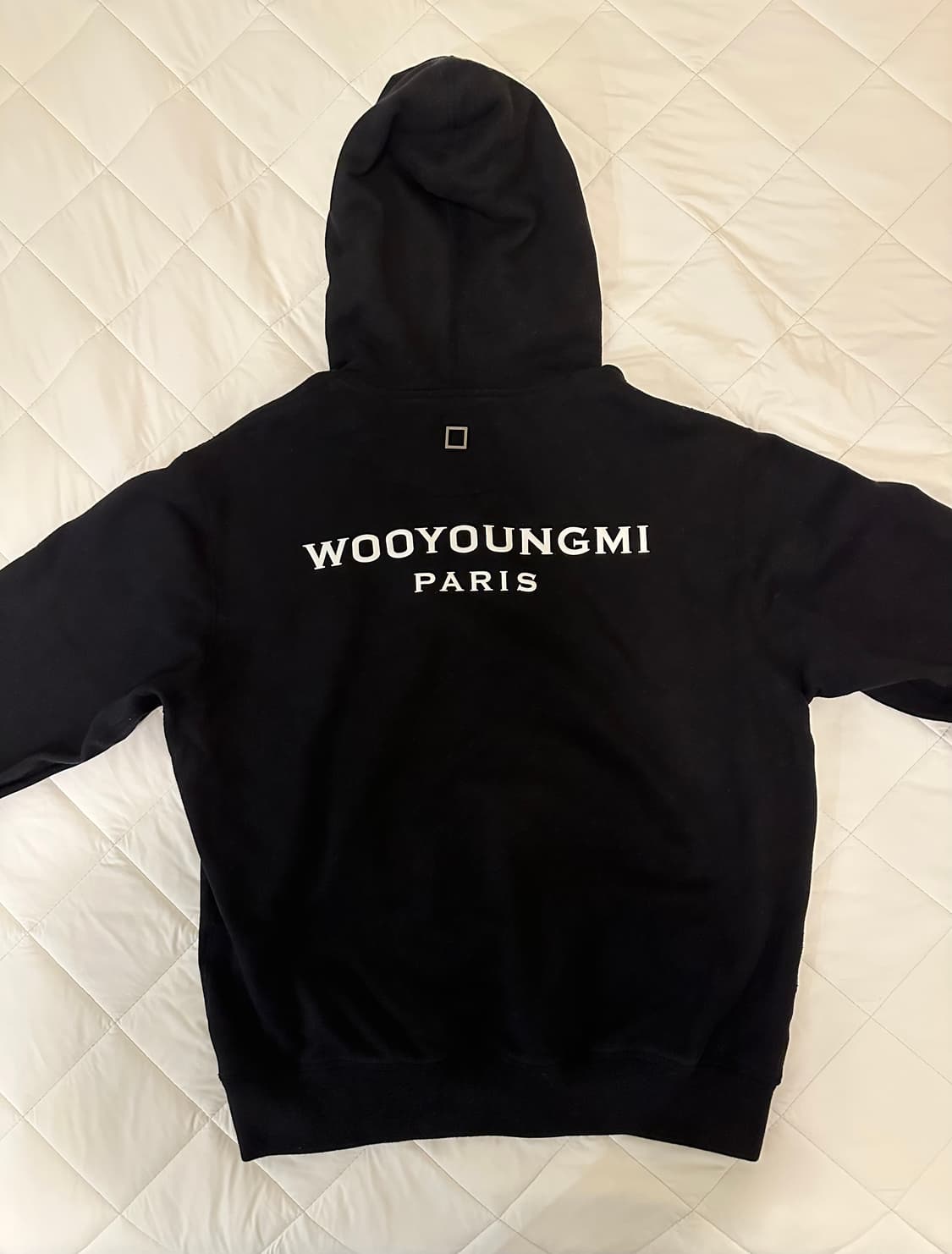 우영미 로고 후드티 상품이미지2