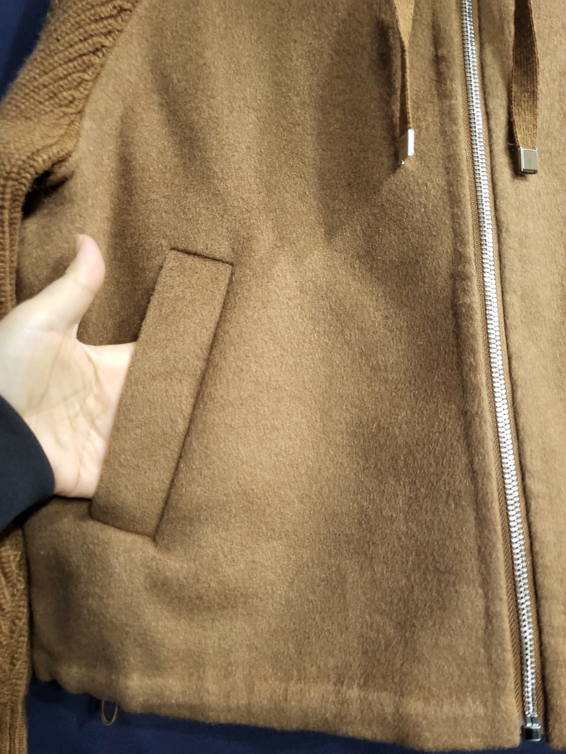 yeejee 울 핸드메이드 후드 자켓 상품이미지5