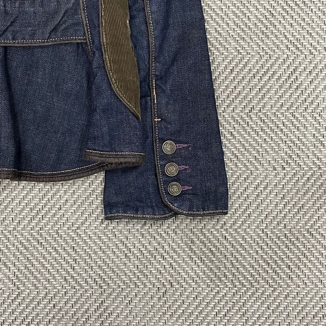 에스크 y2k 코듀로이 데님 자켓 v0114 상품이미지6