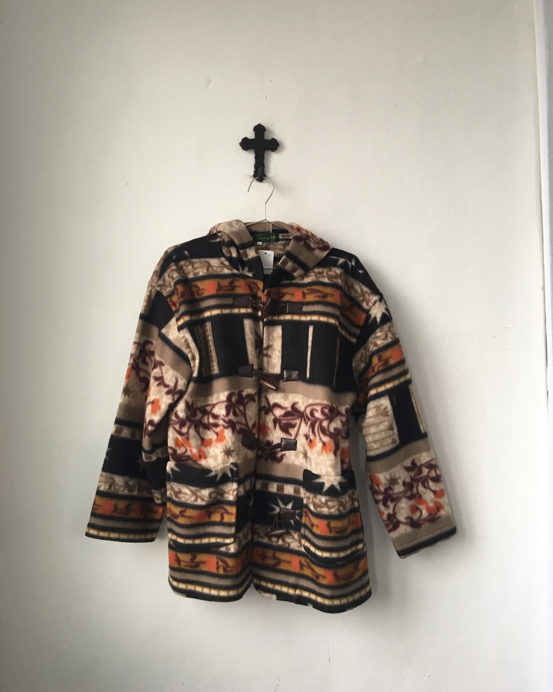 Duffle button ethnic mood hood fleece 상품이미지2