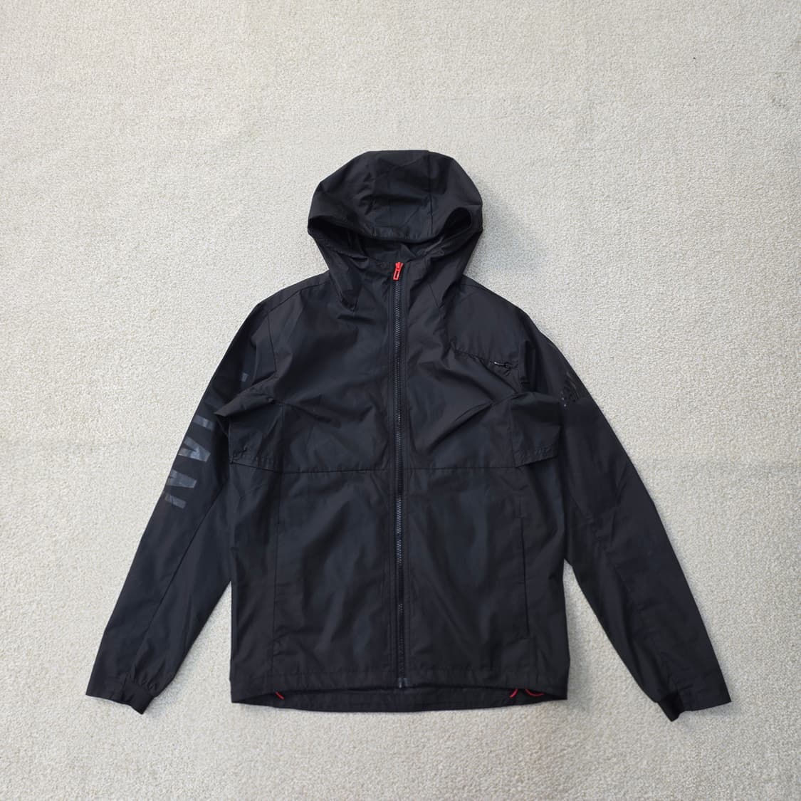 [90] 아디다스 워크아웃 후드 바람막이 집업 자켓 1215J1 상품이미지1