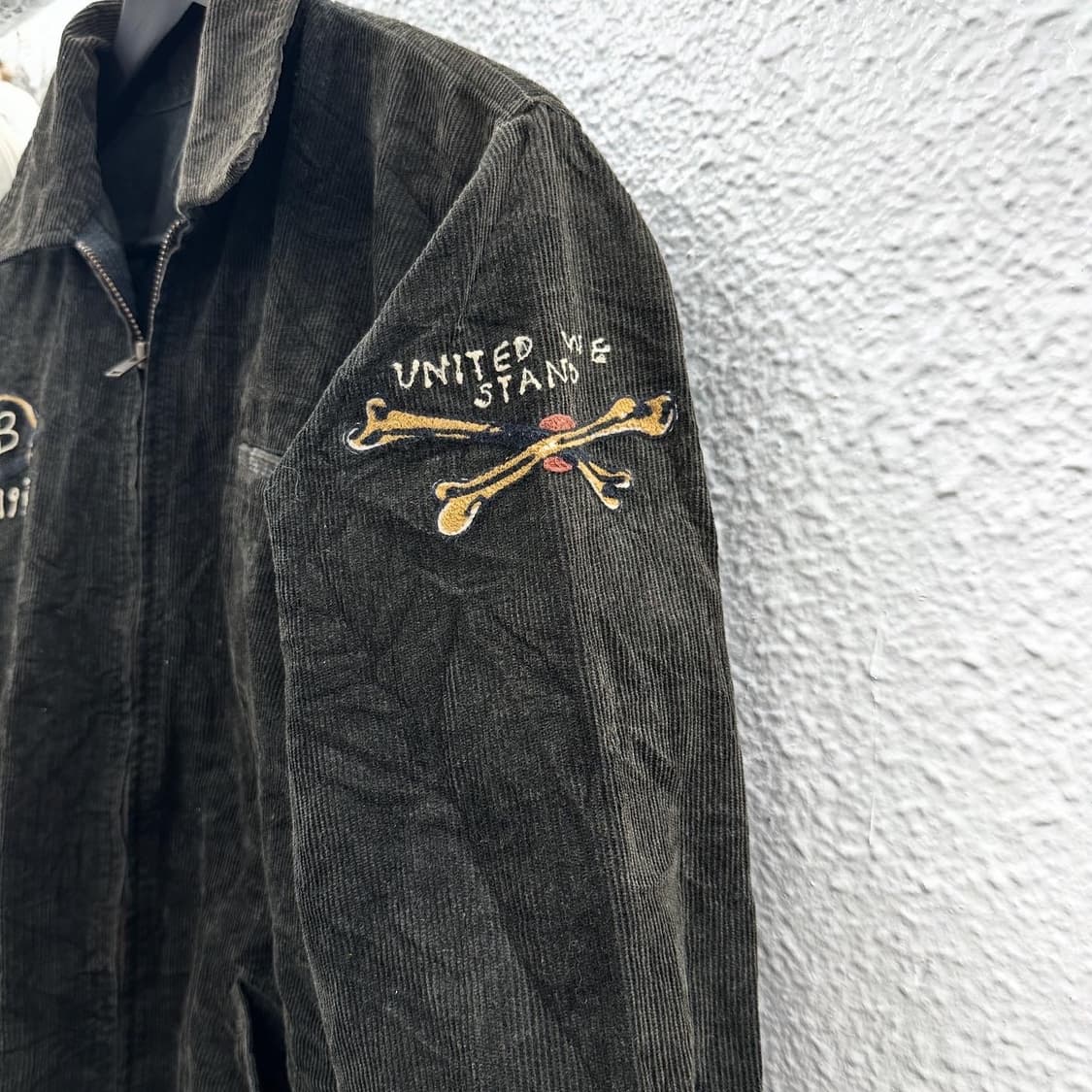 Skull embroidery vintage coduroy jacket 상품이미지5