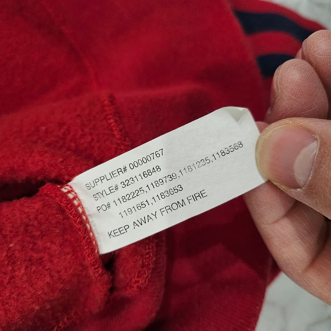 폴로랄프로렌 빅포니 레드 후드집업 상품이미지8