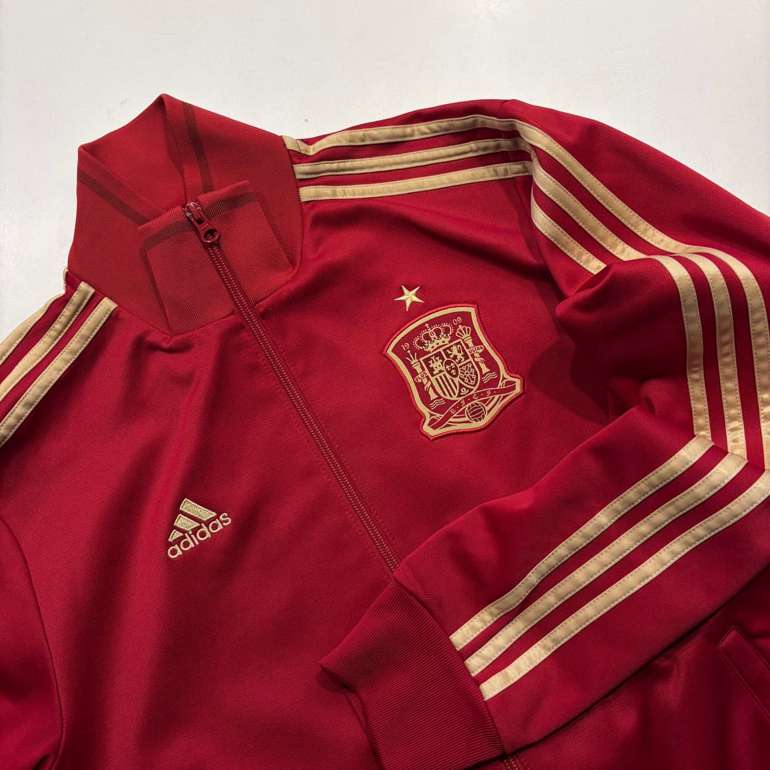 [105] 13s 아디다스 스페인 축구 대표팀 트랙탑 져지 레드 D285 상품이미지3