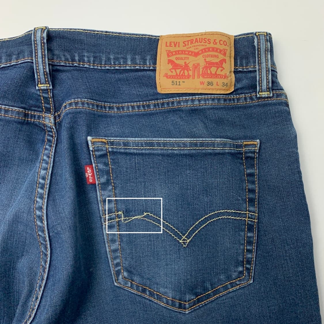 [35/정품] Levi's 리바이스 511 데님팬츠 청바지 상품이미지8