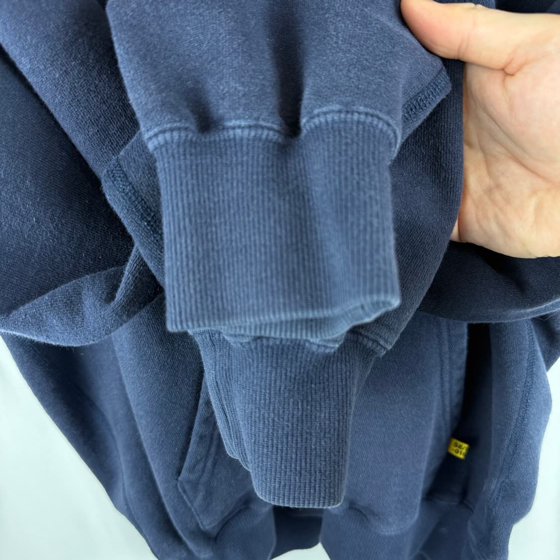 S) 디스이즈네버댓 자수로고 후드 티 네이비 상품이미지4