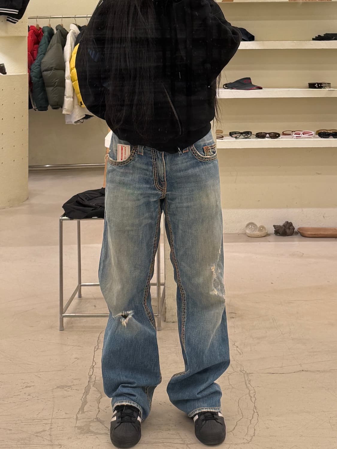 트루릴리전 부츠컷 데님 팬츠 U913 상품이미지1