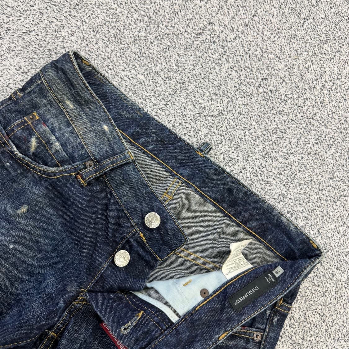 36 디스퀘어드2 여성 지퍼 데님팬츠 0127H2 상품이미지4