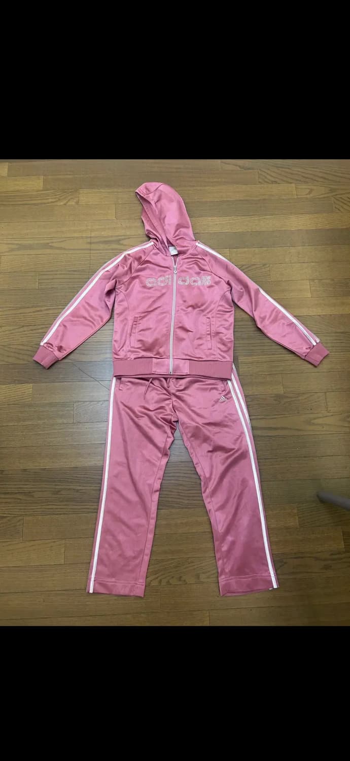 빈티지 아디다스 로지핑크 져지 y2k 트레이닝복 세트 상품이미지1