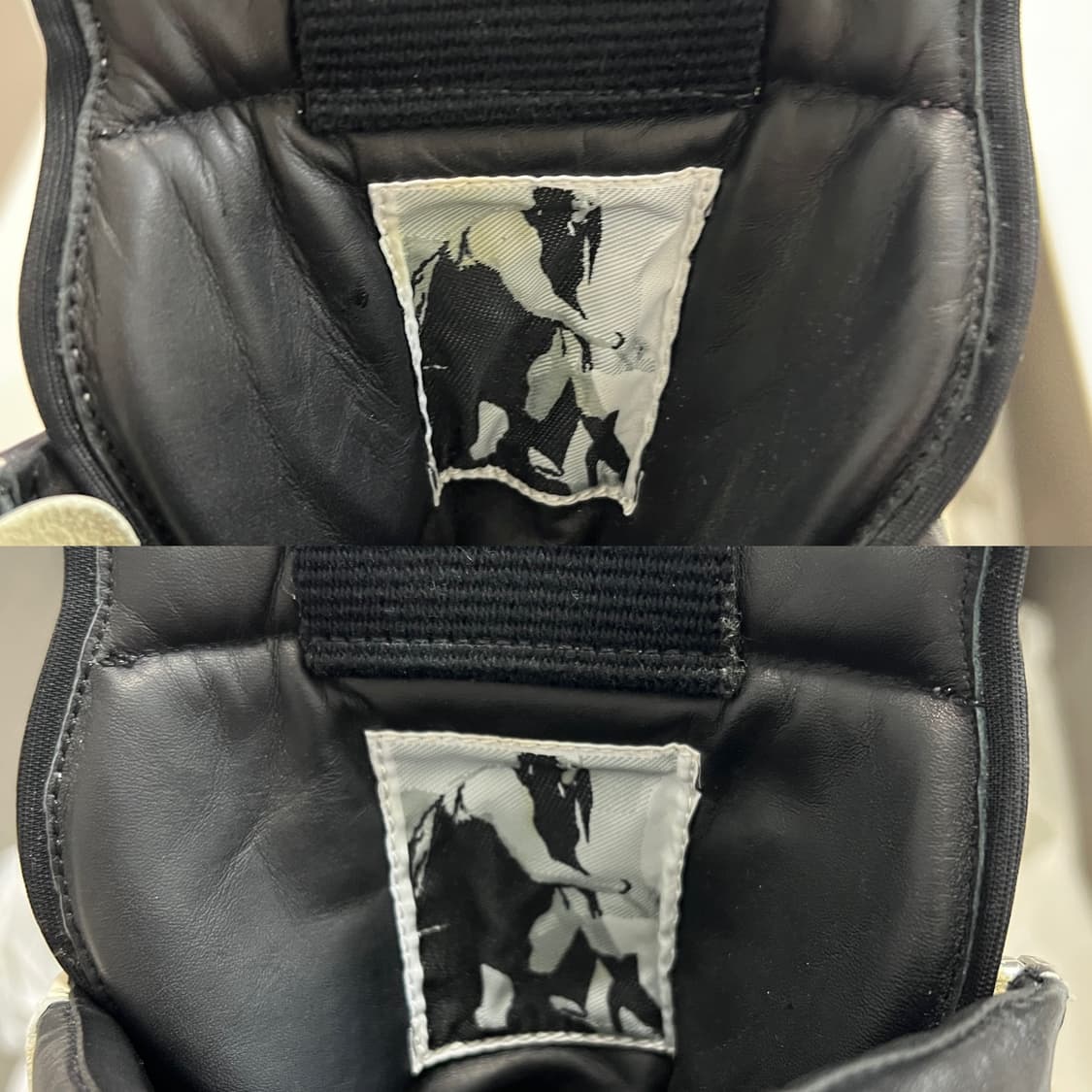 릭오웬스 15FW 지오바스켓 모노크롬 LPO 밀크 블랙 상품이미지9