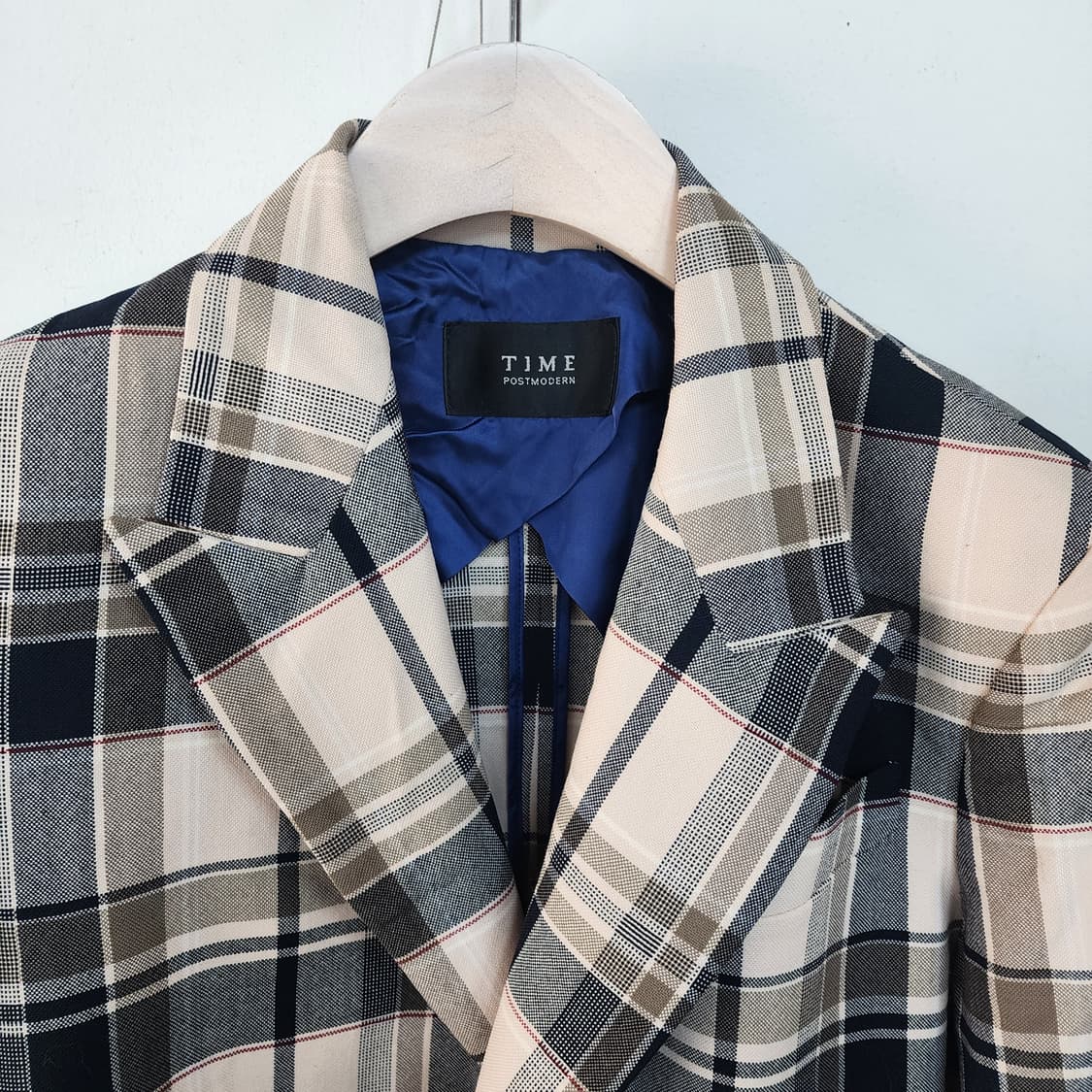 TIME 타임 체크 패턴 자켓 상품이미지2