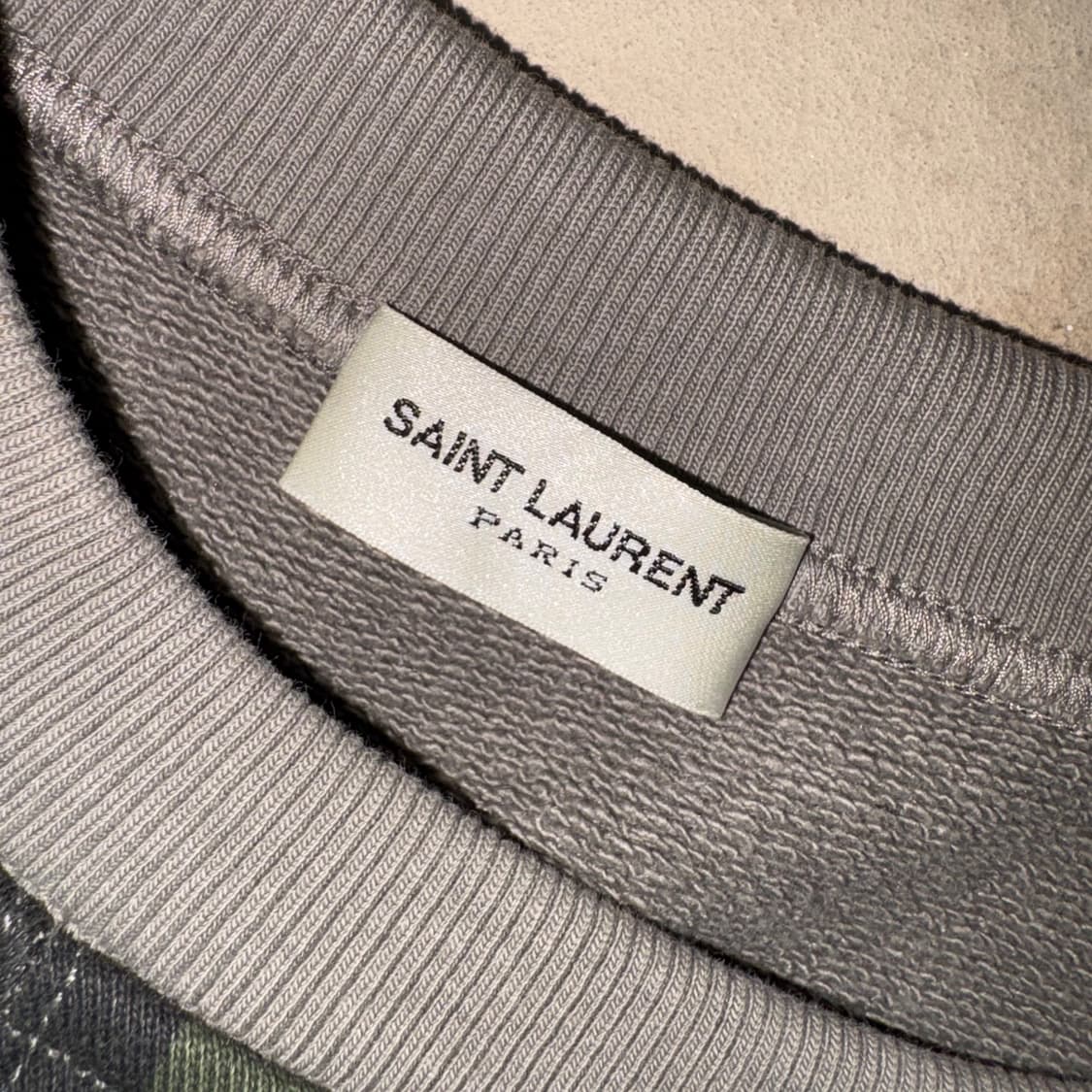 [S] SS15 Saint Laurent Camo crewneck 상품이미지4