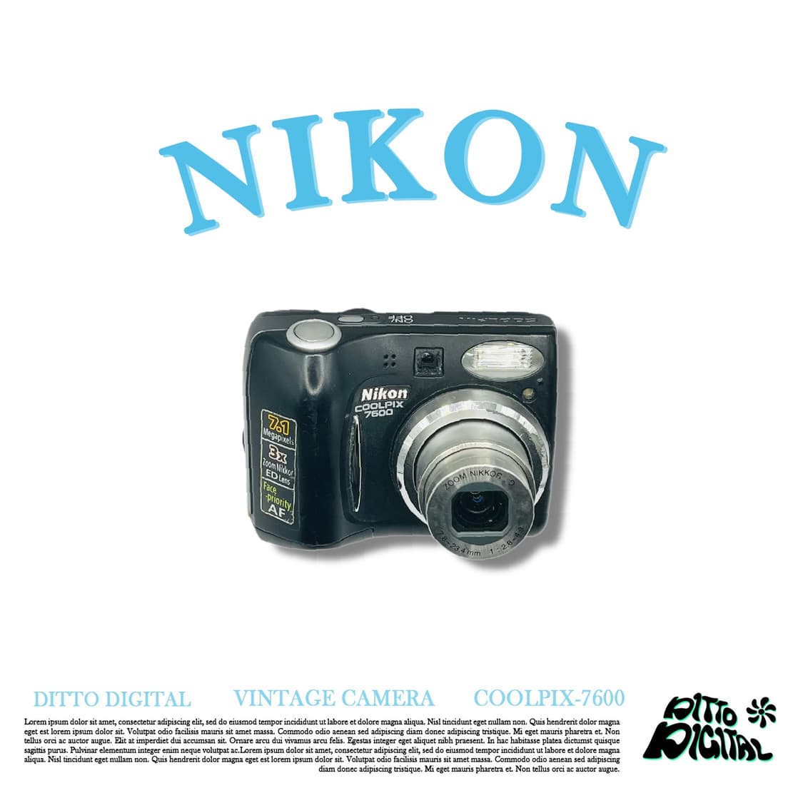 Nikon Coolpix 7600 (Black) 상품이미지1