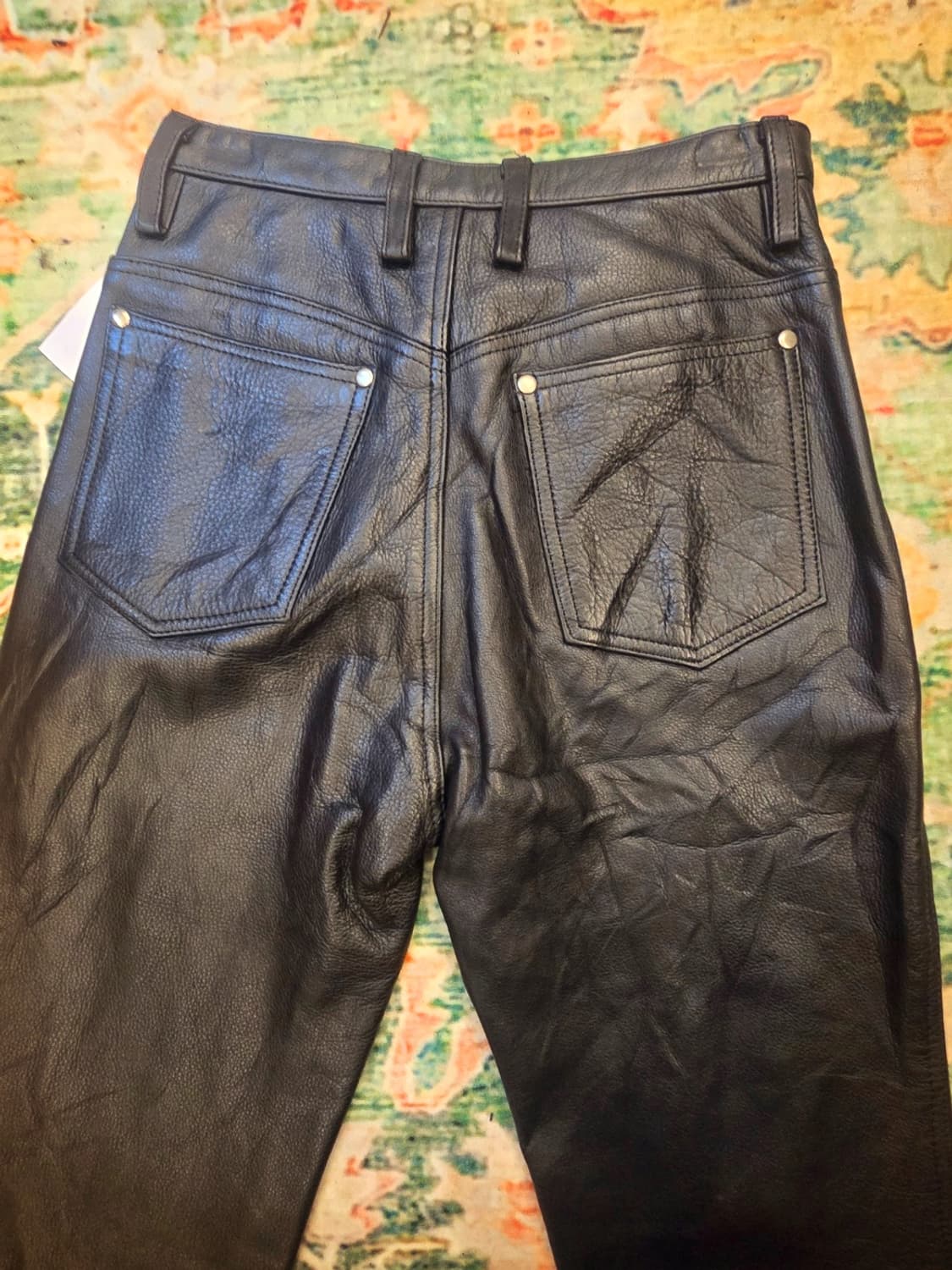 Clever Decor 레이디스 모터사이클 양가죽바지 상품이미지5