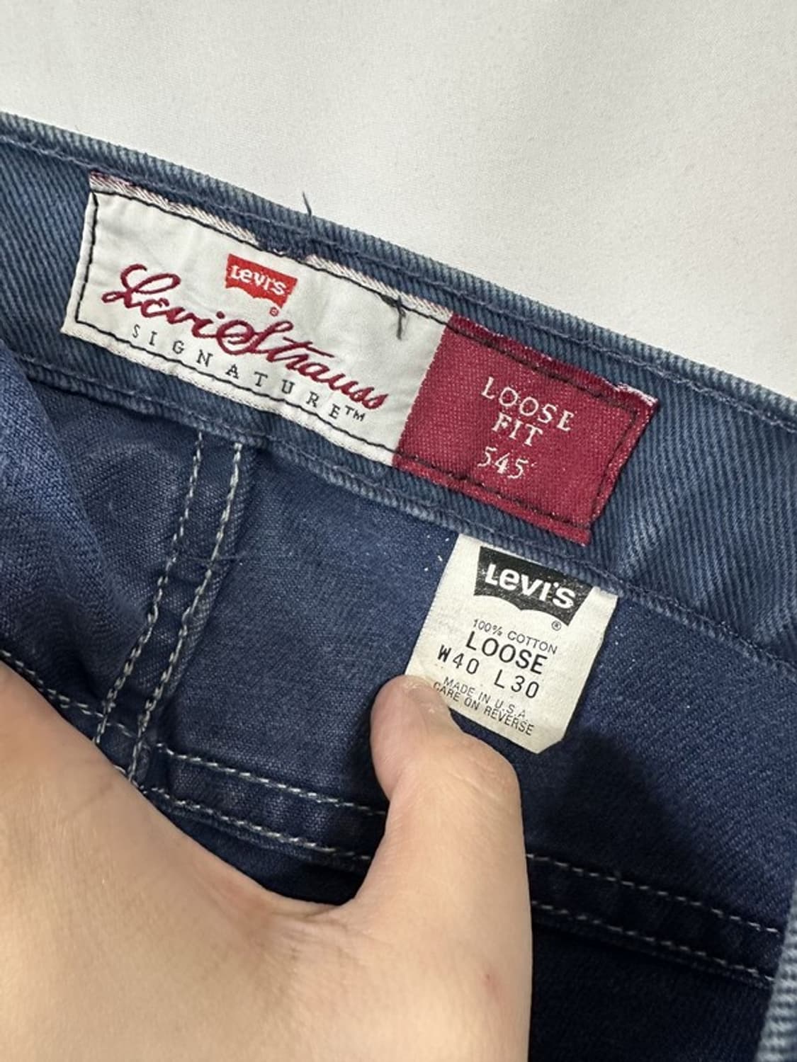 [W40L30] LEVI'S 리바이스545 90s USA 오렌지탭 빈티지 상품이미지6
