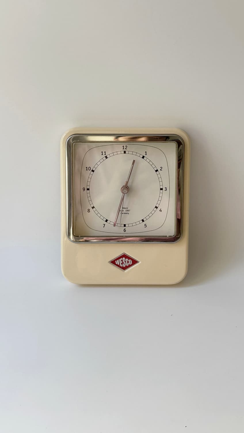 Vintage wesco kitchen scale & clock 상품이미지6