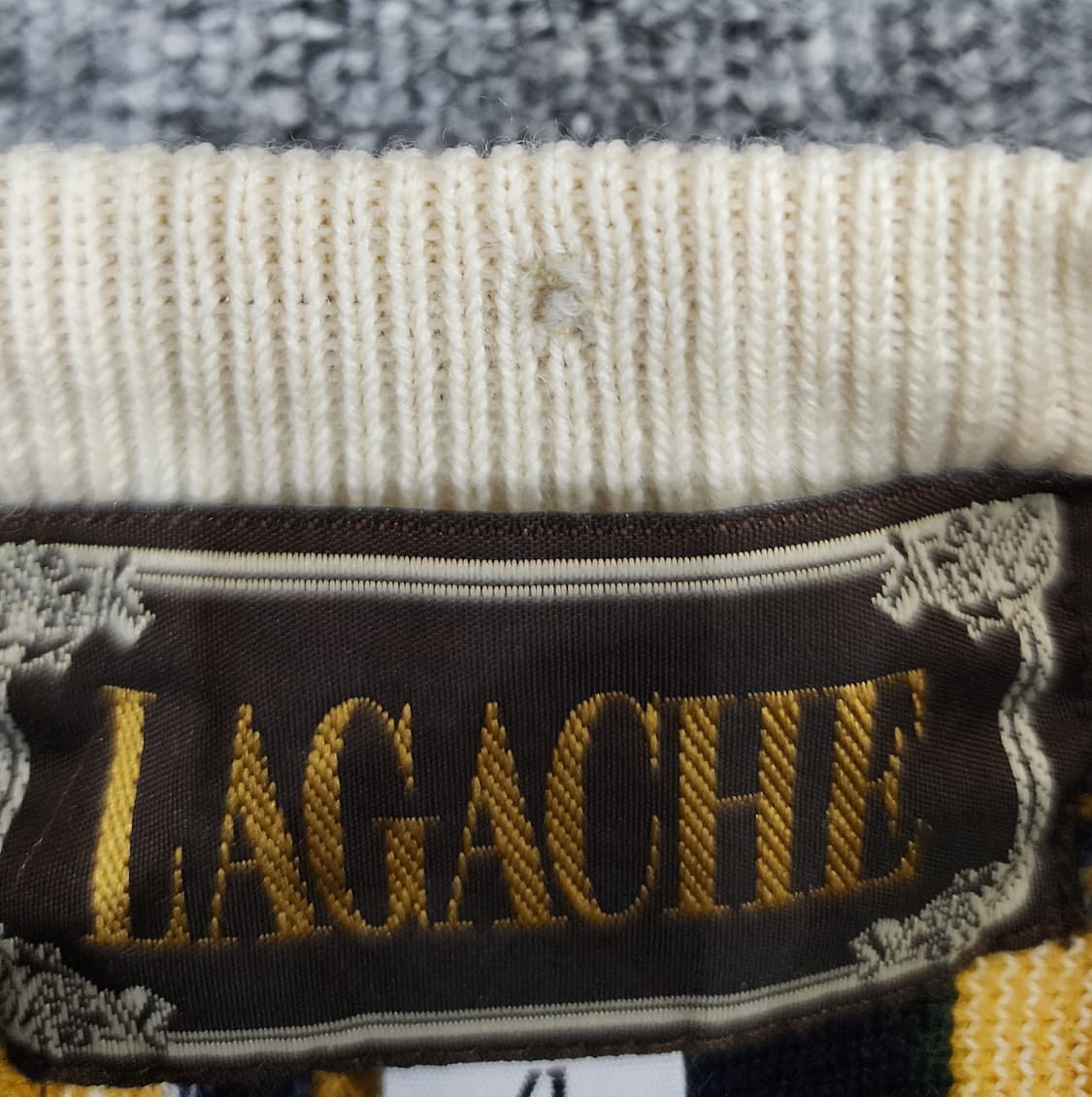 LAGACHE 라가쉬 빈티지 울 케이블 니트 XL 상품이미지4