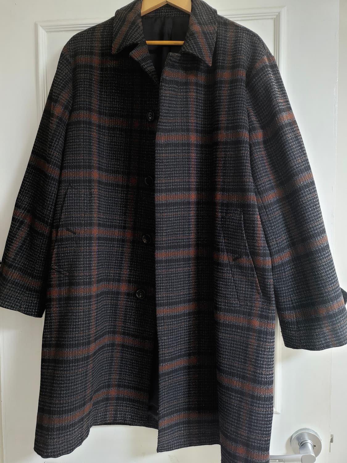 저널스탠다드 울 체크 코트 L 상품이미지1