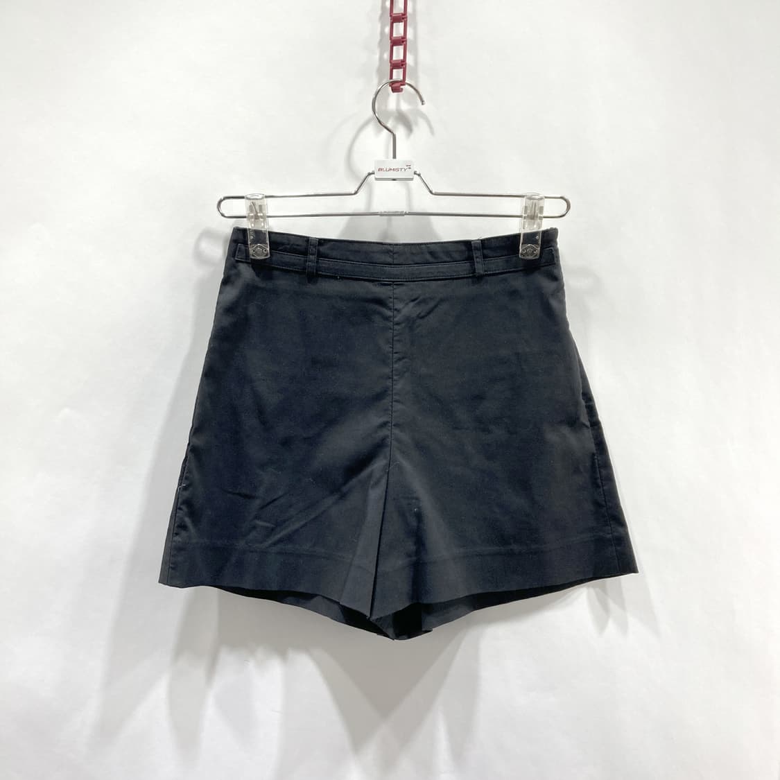 umer 유메르 여성하이웨스트반바지 블랙 25 상품이미지1