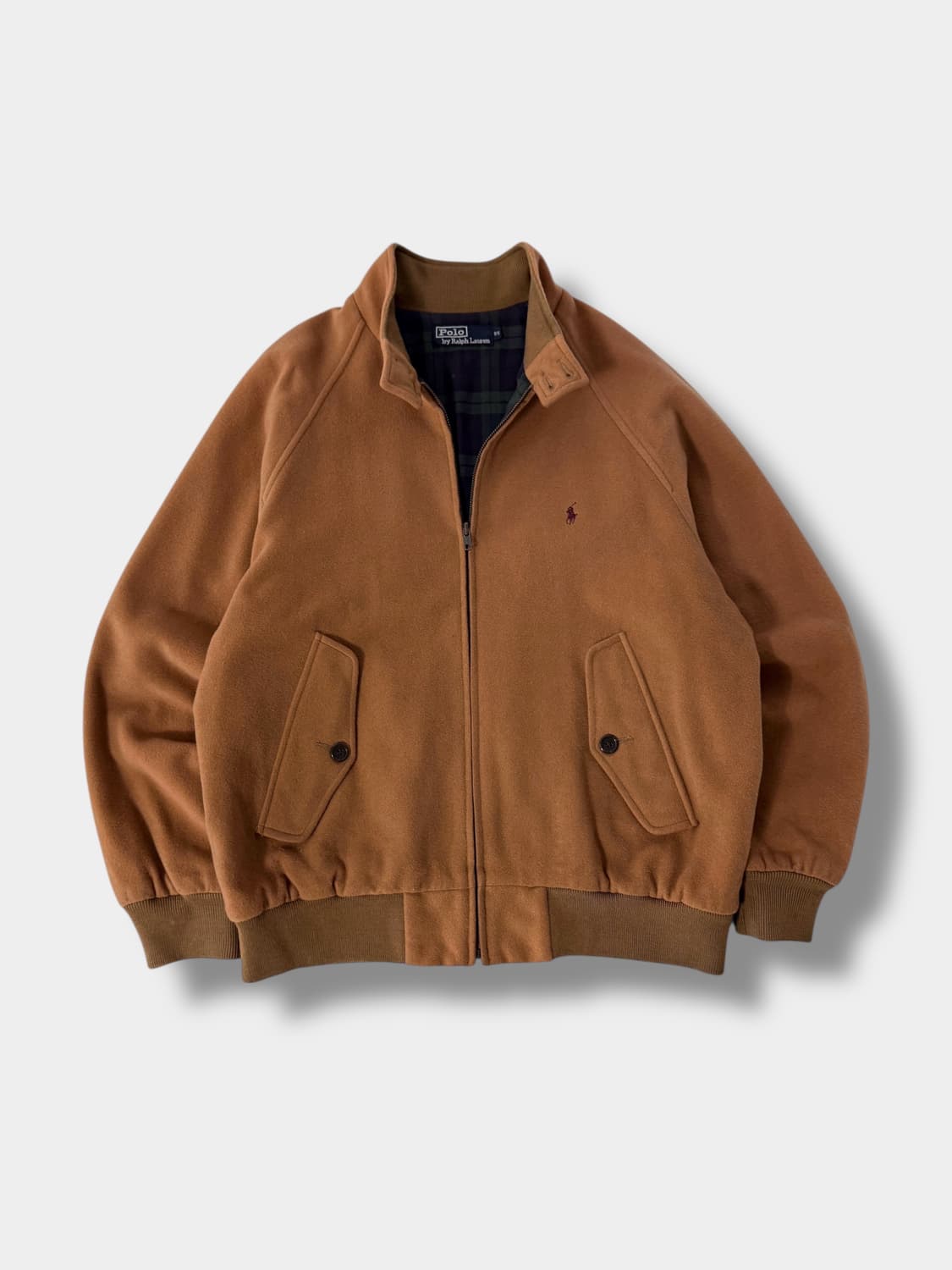 폴로 랄프로렌 90‘s 루즈핏 울 모직 베이지 바라쿠타 자켓 상품이미지1