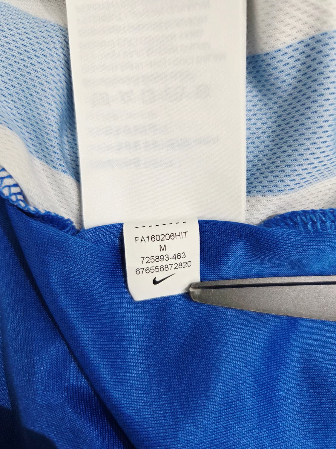 나이키 AMCO TOWN FC 축구 유니폼 블루_M 상품이미지5