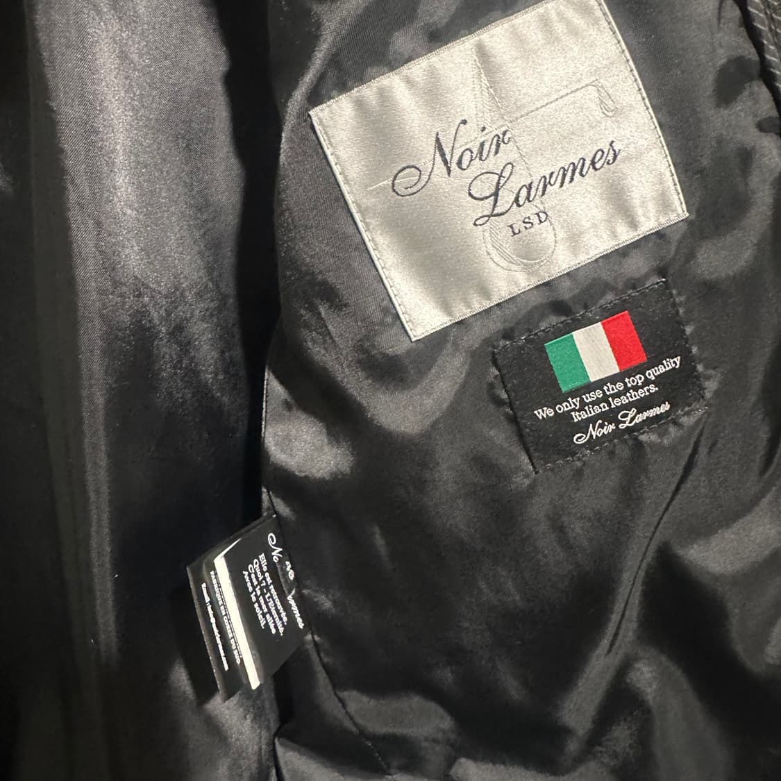 느와르라르메스 레더 자켓 상품이미지8