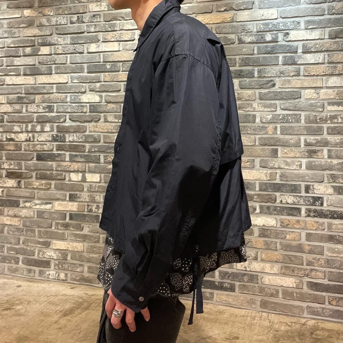 언유즈드 x 1LDK 코튼 드로우 셔츠 재킷 상품이미지2