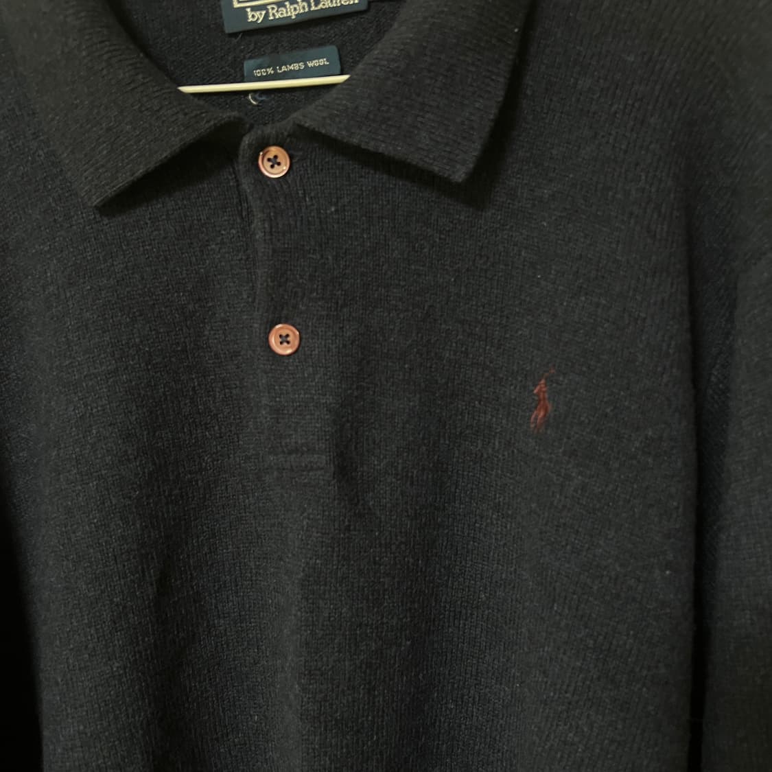 폴로 랄프로렌 램스울 pk 카라니트 xxl 상품이미지6